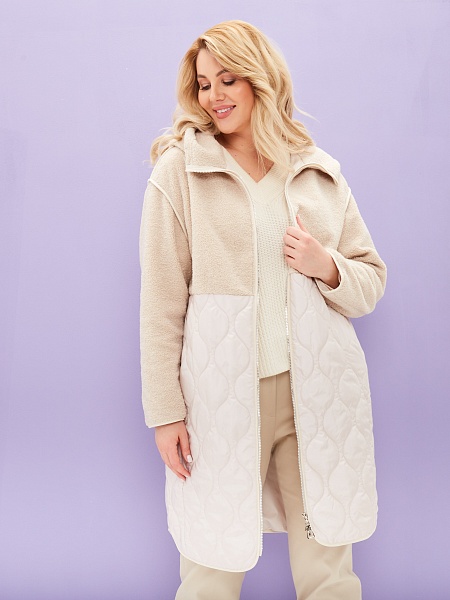 Куртка LAWINTER  модель 81458, цвет Молочный