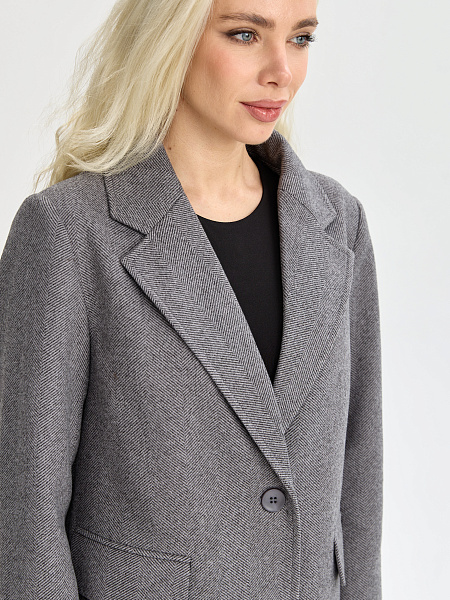 Пальто LAWINTER  модель 84822, цвет Серый