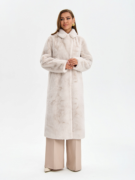 Шуба LAWINTER  модель 5391, цвет Молочный