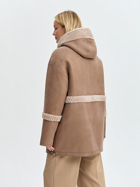 Дубленка LAWINTER  модель 35931, цвет Мокко