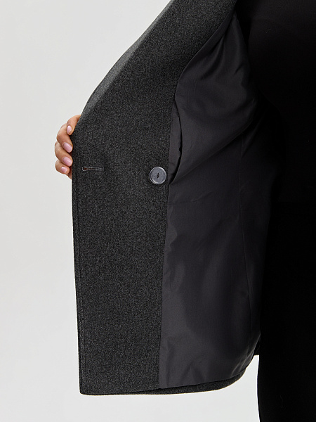 Пальто LAWINTER  модель 85205, цвет Темно-серый