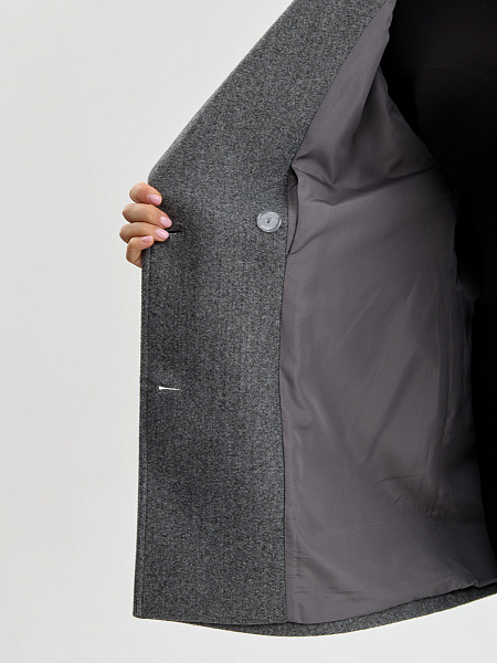 Пальто LAWINTER  модель 85698, цвет Светло-серый