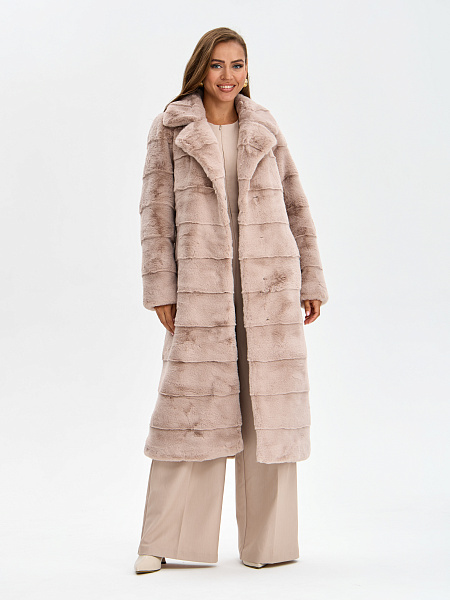 Шуба LAWINTER  модель 53591, цвет Пудра