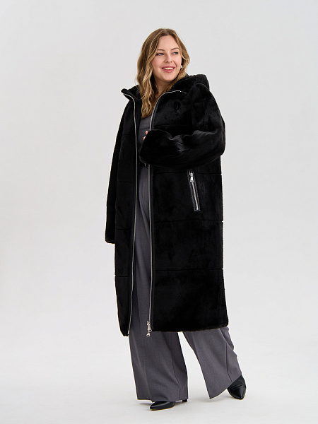 Дубленка LAWINTER  модель 35253, цвет Черный