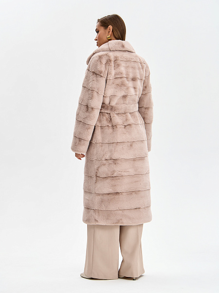 Шуба LAWINTER  модель 53591, цвет Пудра
