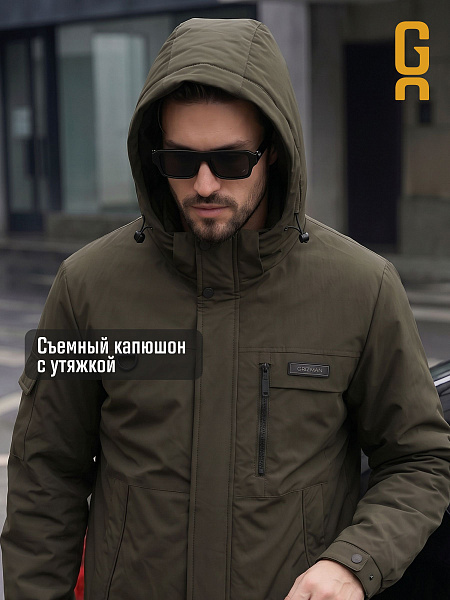 Куртка мужская демисезонная GRIZMAN, хаки, модель 74919