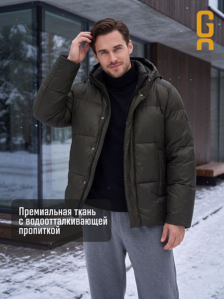 Куртка мужская зимняя GRIZMAN, хаки, модель 76238