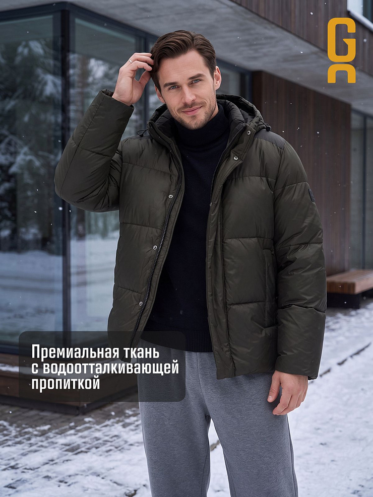 Куртка мужская зимняя GRIZMAN, хаки, модель 76238