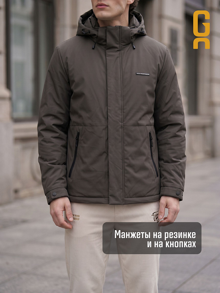 Куртка мужская демисезонная GRIZMAN, темно-серая, модель 73529