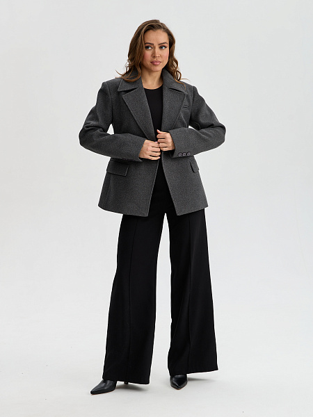 Пальто LAWINTER  модель 85205, цвет Темно-серый