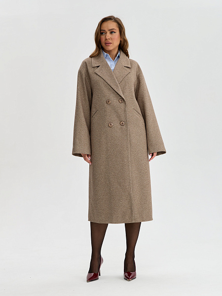 Пальто LAWINTER  модель 84423, цвет Коричневый