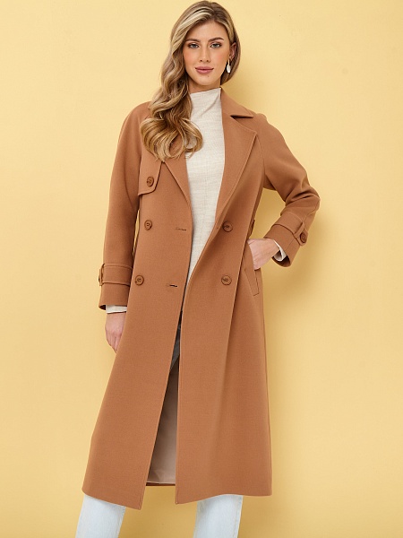 Пальто NAPOLITA  модель 81259, цвет Кэмел