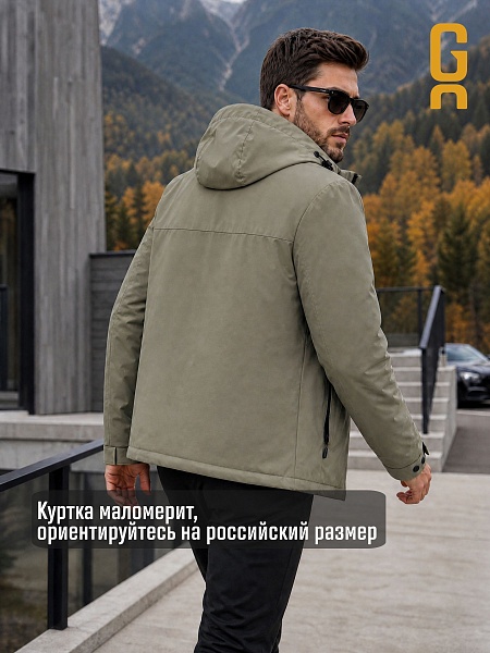 Куртка мужская демисезонная GRIZMAN, светлый хаки, модель 70479