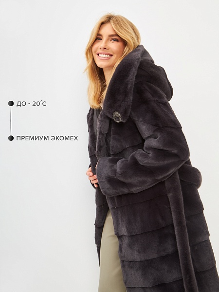 Шуба LAWINTER  модель 53246, цвет Графит