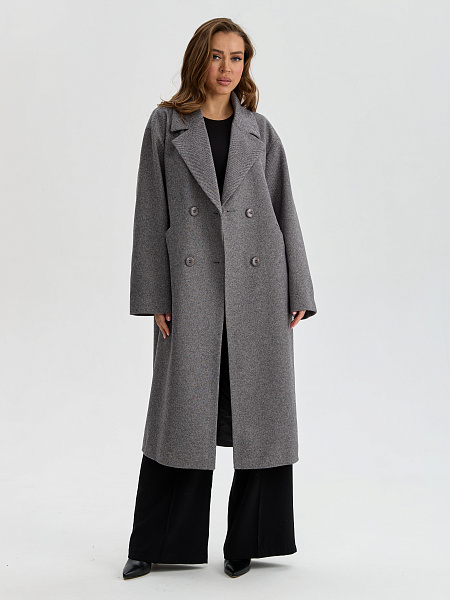 Пальто LAWINTER  модель 84423, цвет Темно-серый