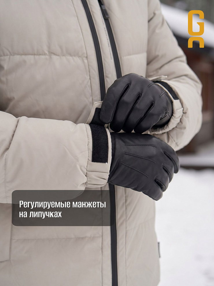 Пуховик мужской зимний GRIZMAN, серый, модель 73490