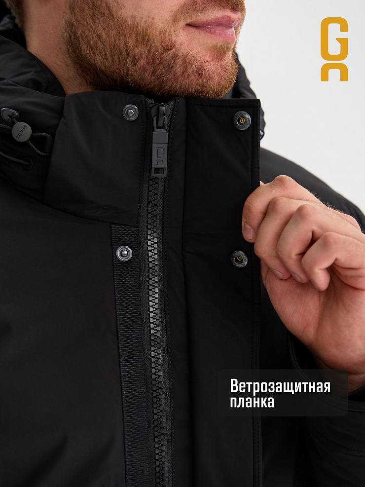 Куртка мужская зимняя GRIZMAN, черная, модель 75423