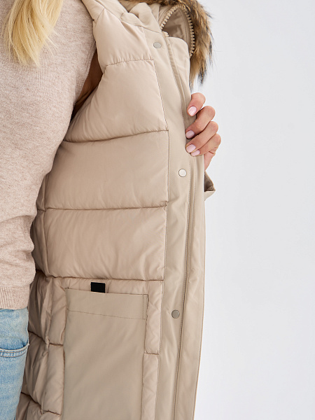 Куртка LAWINTER  модель 83726, цвет Молочный