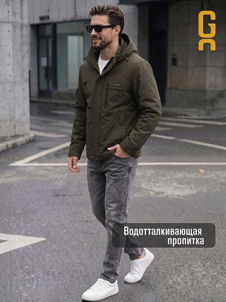 Куртка мужская демисезонная GRIZMAN, хаки, модель 74919
