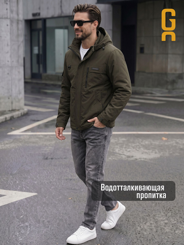 Куртка мужская демисезонная GRIZMAN, хаки, модель 74919