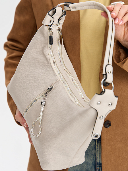 Сумка PARISOT  модель 14334, цвет Молочный