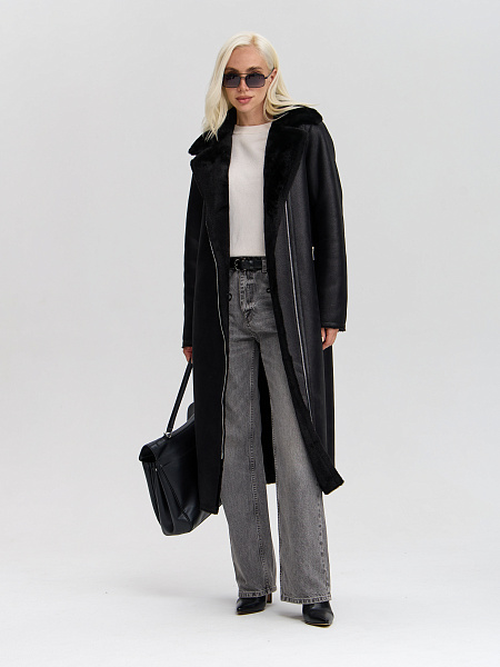 Дубленка LAWINTER  модель 34499, цвет Черный