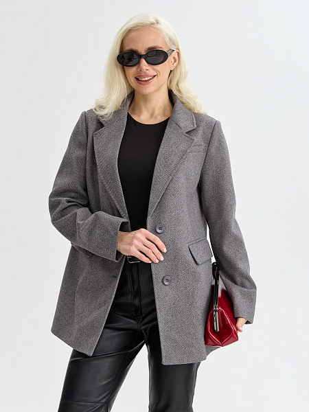 Пальто LAWINTER  модель 84822, цвет Серый