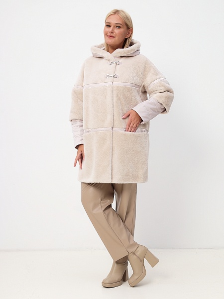 Пальто NAPOLITA  модель 83951, цвет Кремовый