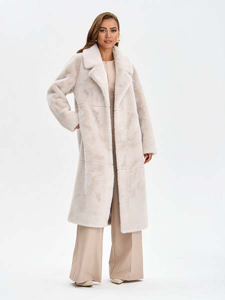 Шуба LAWINTER  модель 53933, цвет Молочный