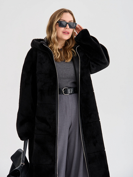 Дубленка LAWINTER  модель 35253, цвет Черный