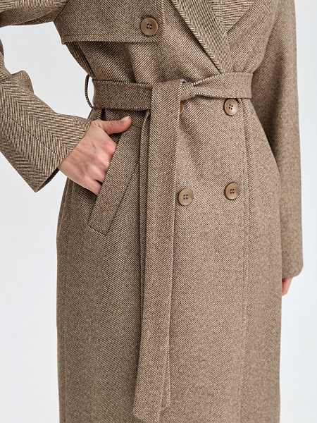 Пальто LAWINTER  модель 84867, цвет Капучино