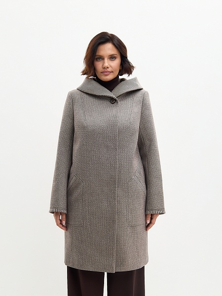Пальто NAPOLITA  модель 83235, цвет Мокко
