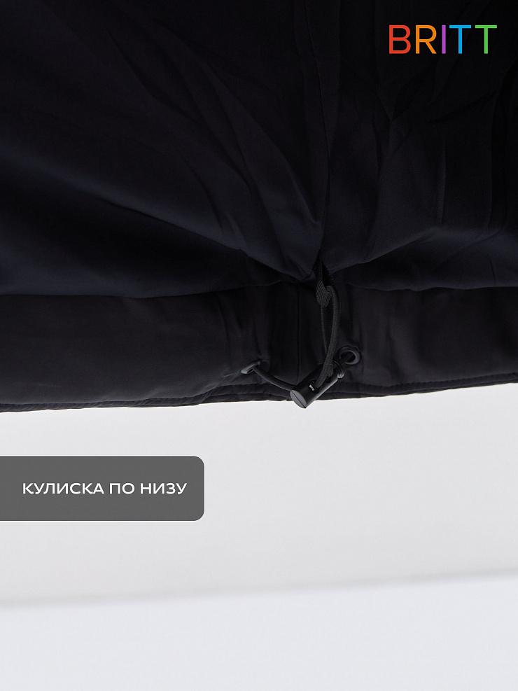 Куртка для мальчика зимняя BRITT, темно-синяя, модель 65522