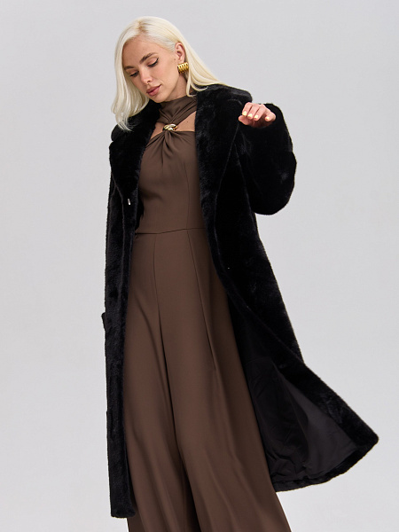 Шуба LAWINTER  модель 53576, цвет Черный