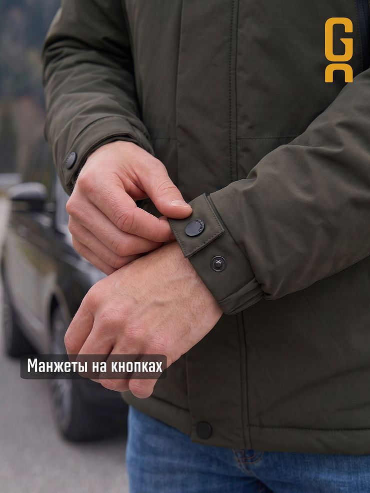 Куртка мужская демисезонная GRIZMAN, хаки, модель 74786