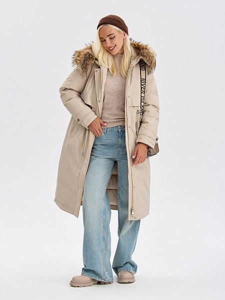 Куртка LAWINTER  модель 83726, цвет Молочный