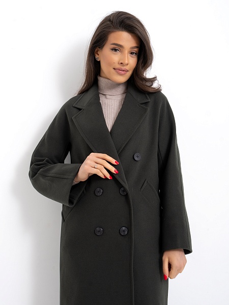 Пальто NAPOLITA  модель 83561, цвет Зеленый