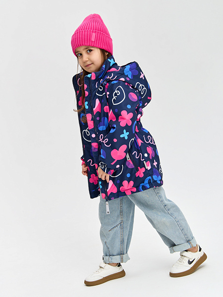 Куртка BRITT  модель 64738, цвет Сине-розовый