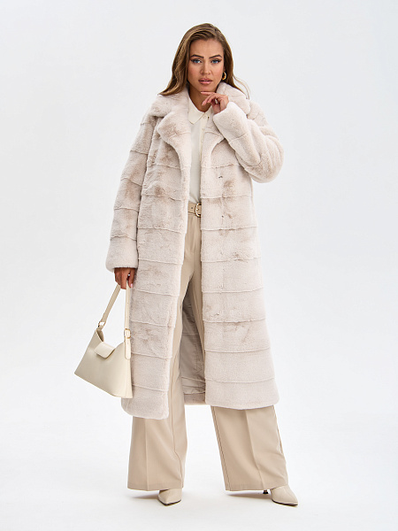 Шуба LAWINTER  модель 53591, цвет Молочный