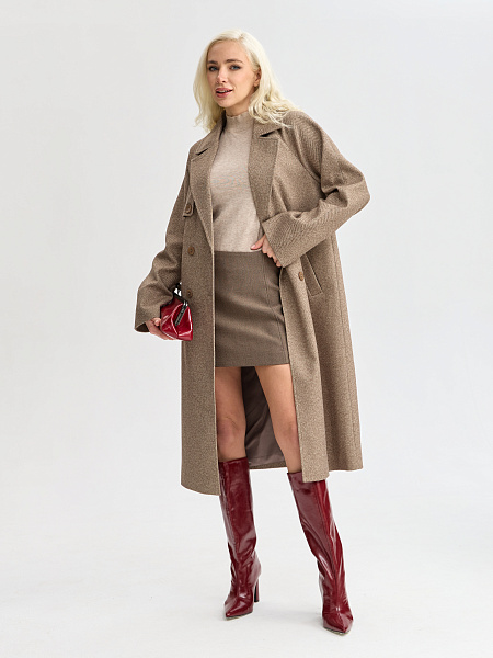 Пальто LAWINTER  модель 84867, цвет Капучино