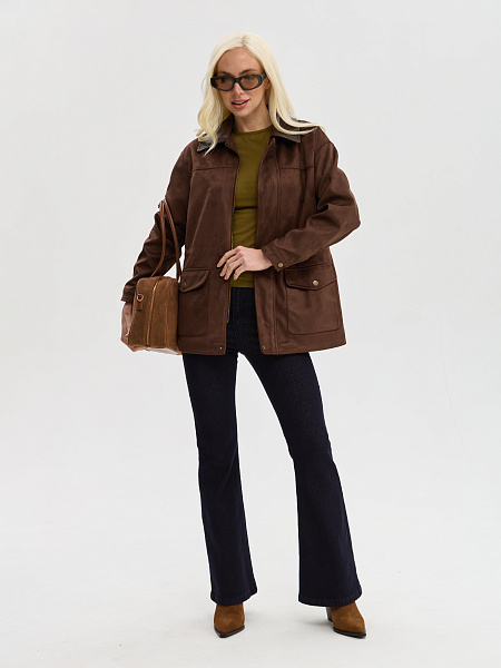 Куртка LAWINTER  модель 25587, цвет Темно-коричневый