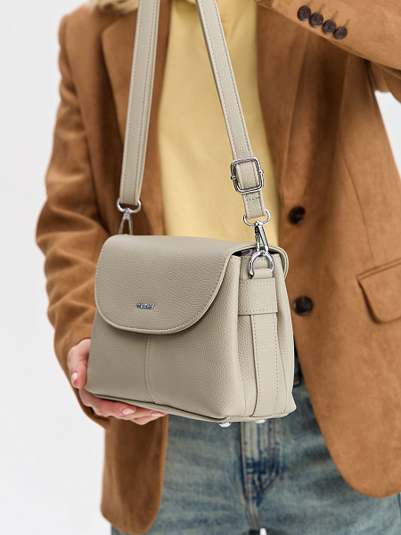 Сумка PARISOT  модель 14144, цвет Серо-бежевый