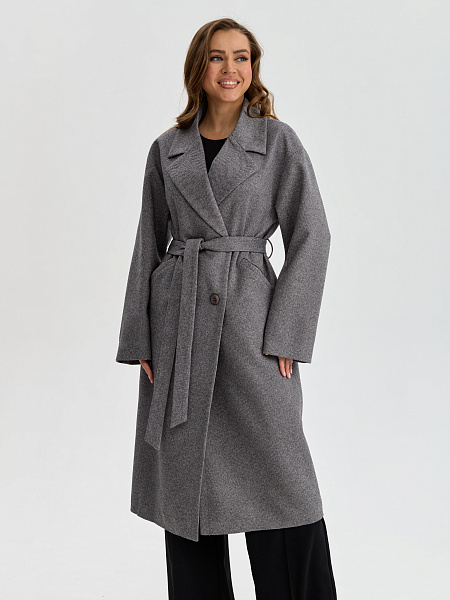 Пальто LAWINTER  модель 84423, цвет Темно-серый