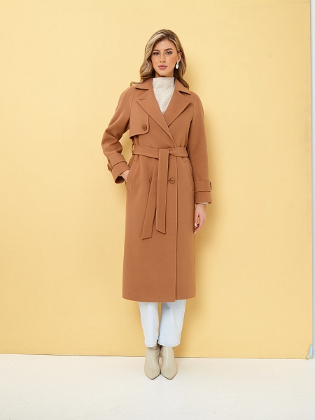 Пальто NAPOLITA  модель 81259, цвет Кэмел