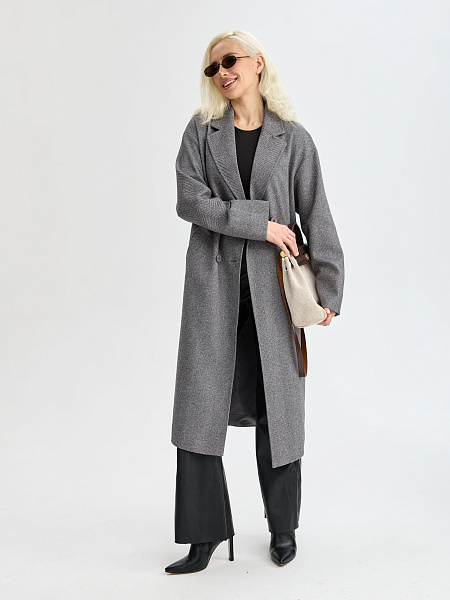 Пальто LAWINTER  модель 83891, цвет Темно-серый