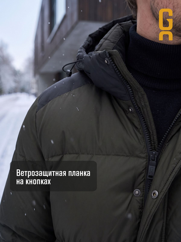 Куртка мужская зимняя GRIZMAN, хаки, модель 76238