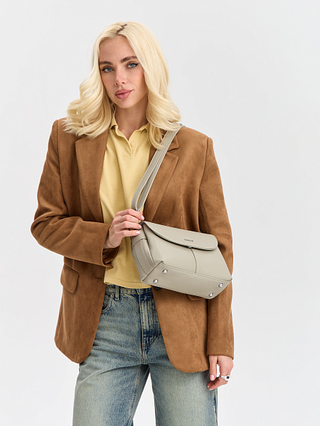 Сумка PARISOT  модель 14144, цвет Серо-бежевый