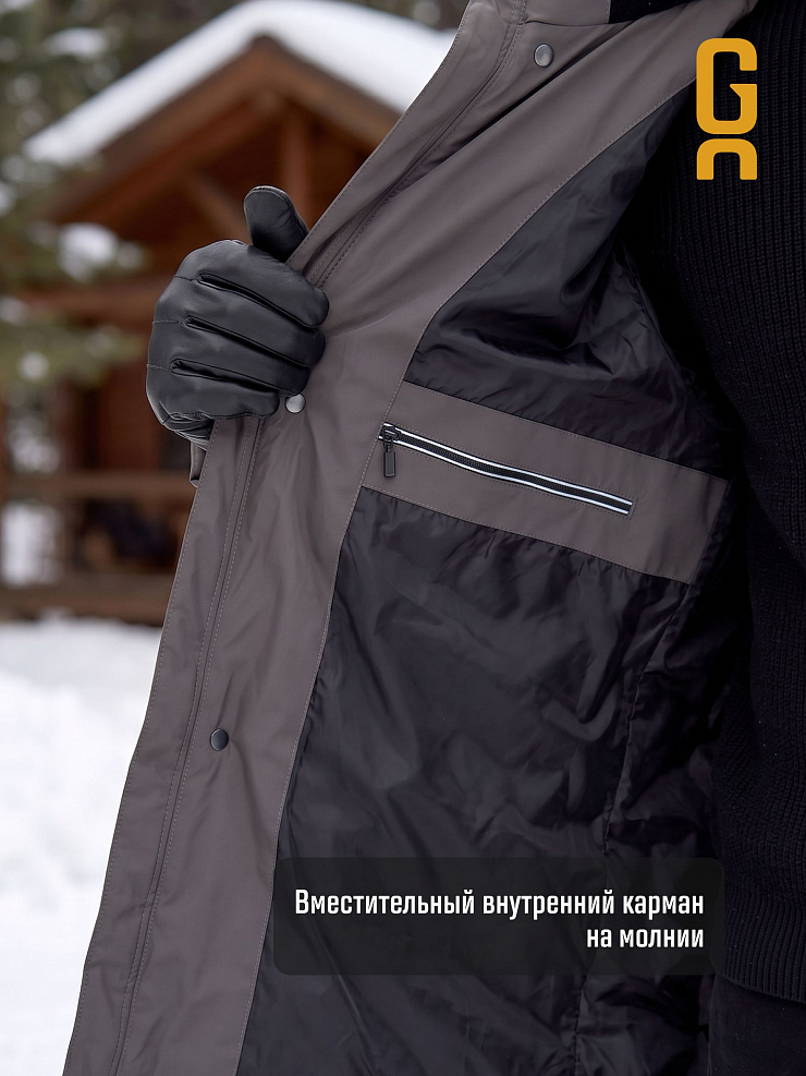 Куртка мужская зимняя GRIZMAN, графит, модель 73853