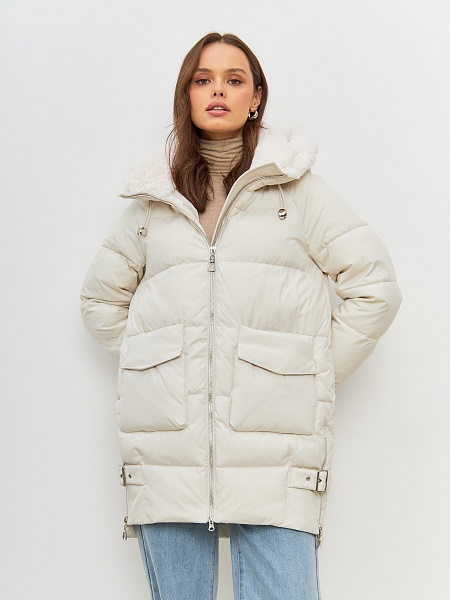 Куртка LAWINTER  модель 83267, цвет Молочный