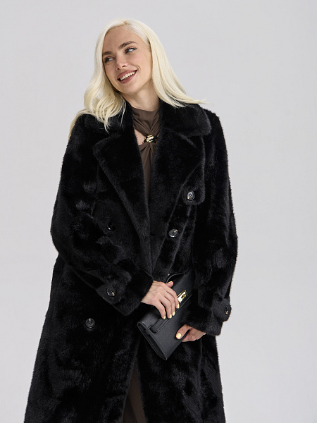 Шуба LAWINTER  модель 54478, цвет Черный